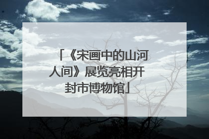 《宋画中的山河人间》展览亮相开封市博物馆