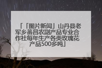 「图片新闻」山丹县老军乡蕃昌农副产品专业合作社每年生产各类玫瑰花产品500多吨