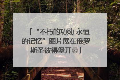 “不朽的功勋 永恒的记忆”图片展在俄罗斯圣彼得堡开幕