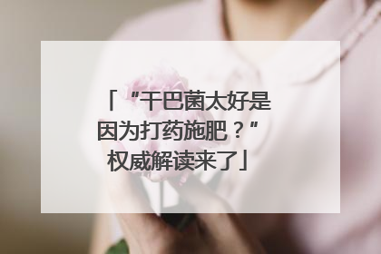 “干巴菌太好是因为打药施肥？”权威解读来了