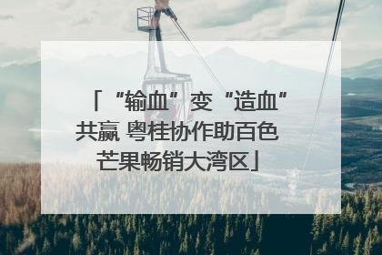 “输血”变“造血”共赢 粤桂协作助百色芒果畅销大湾区