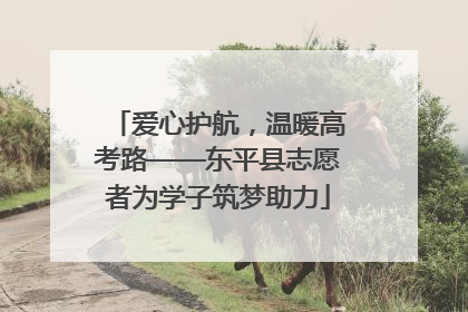 爱心护航，温暖高考路——东平县志愿者为学子筑梦助力