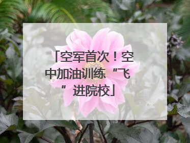空军首次！空中加油训练“飞”进院校