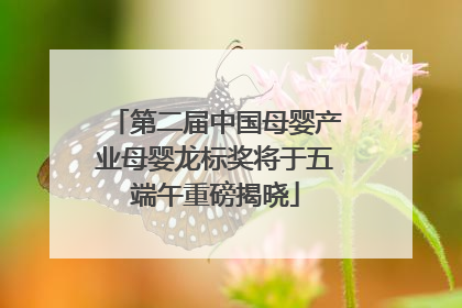 第二届中国母婴产业母婴龙标奖将于五端午重磅揭晓