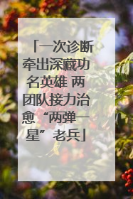 一次诊断牵出深藏功名英雄 两团队接力治愈“两弹一星”老兵