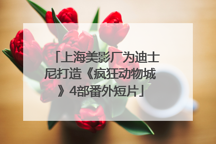 上海美影厂为迪士尼打造《疯狂动物城》4部番外短片
