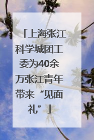 上海张江科学城团工委为40余万张江青年带来“见面礼”