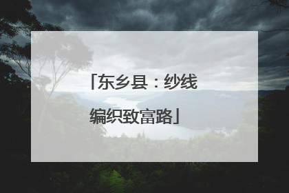 东乡县：纱线编织致富路