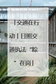 交通在行动丨日照交通执法“粽”在岗