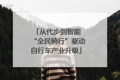 从代步到智能 “全民骑行”驱动自行车产业升级