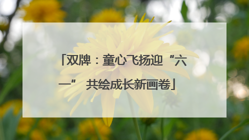 双牌：童心飞扬迎“六一” 共绘成长新画卷