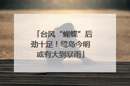 台风“蝴蝶”后劲十足！鹭岛今明或有大到暴雨