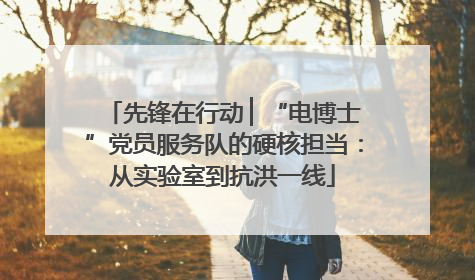 先锋在行动 ▏“电博士”党员服务队的硬核担当：从实验室到抗洪一线