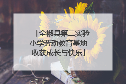 全椒县第二实验小学劳动教育基地收获成长与快乐