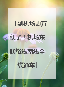 到机场更方便了！机场东联络线南线全线通车