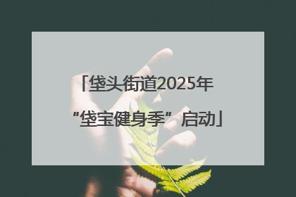垡头街道2025年“垡宝健身季”启动