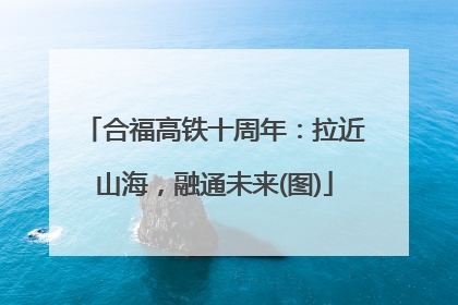 合福高铁十周年：拉近山海，融通未来(图)