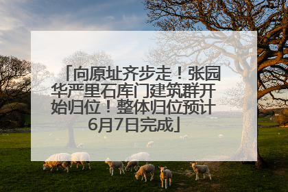 向原址齐步走！张园华严里石库门建筑群开始归位！整体归位预计6月7日完成