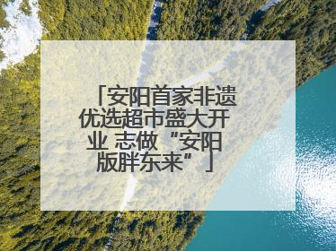 安阳首家非遗优选超市盛大开业 志做“安阳版胖东来”