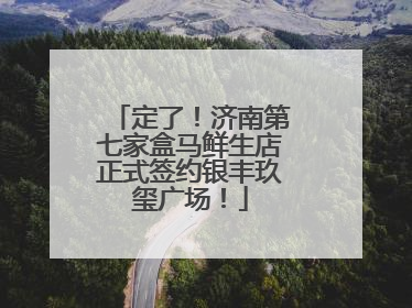 定了！济南第七家盒马鲜生店正式签约银丰玖玺广场！