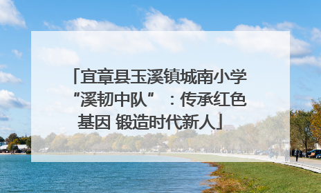 宜章县玉溪镇城南小学“溪韧中队”：传承红色基因 锻造时代新人
