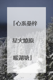 心系桑梓 星火燎原暖湖塘