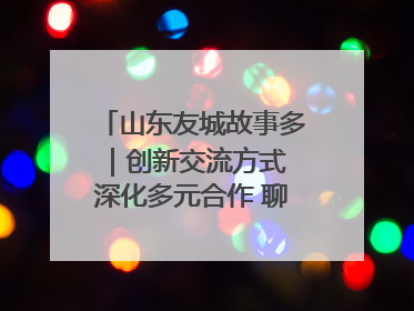 山东友城故事多｜创新交流方式 深化多元合作 聊城加速构建全球友城新格局