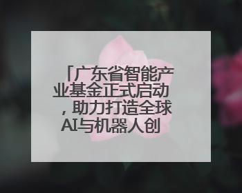 广东省智能产业基金正式启动，助力打造全球AI与机器人创新高地