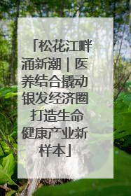 松花江畔涌新潮｜医养结合撬动银发经济圈 打造生命健康产业新样本