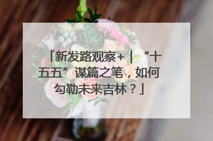 新发路观察+｜“十五五”谋篇之笔，如何勾勒未来吉林？