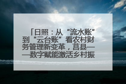 日照：从“流水账”到“云台账”看农村财务管理新变革，莒县——数字赋能激活乡村振兴“一池春水”