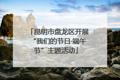 昆明市盘龙区开展“我们的节日·端午节”主题活动