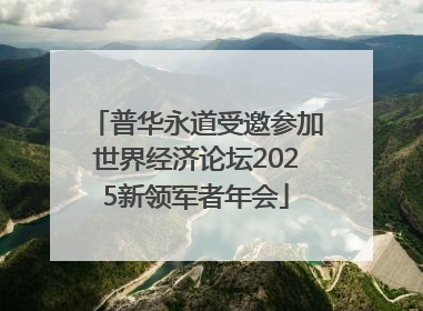 普华永道受邀参加世界经济论坛2025新领军者年会