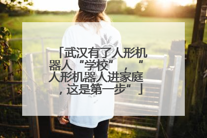 武汉有了人形机器人“学校”，“人形机器人进家庭，这是第一步”