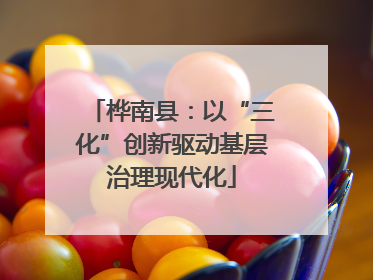 桦南县：以“三化”创新驱动基层治理现代化
