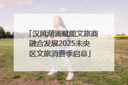 汉风潮涌赋能文旅商融合发展2025未央区文旅消费季启幕