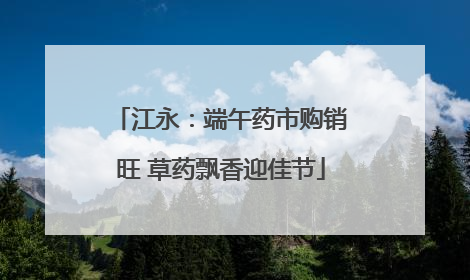 江永：端午药市购销旺 草药飘香迎佳节