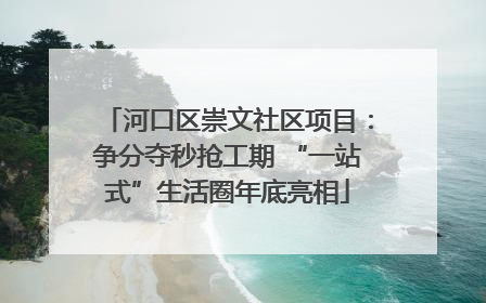 河口区崇文社区项目：争分夺秒抢工期 “一站式”生活圈年底亮相