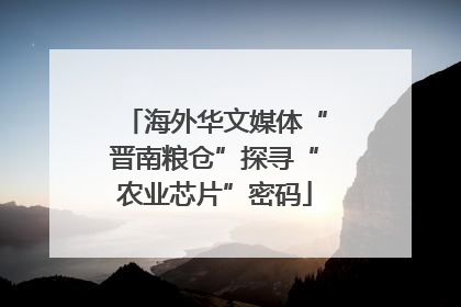 海外华文媒体“晋南粮仓”探寻“农业芯片”密码