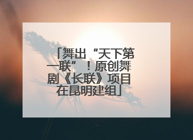 舞出“天下第一联”！原创舞剧《长联》项目在昆明建组