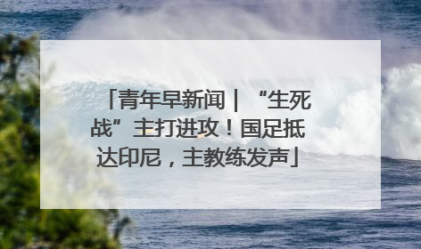 青年早新闻｜“生死战”主打进攻！国足抵达印尼，主教练发声