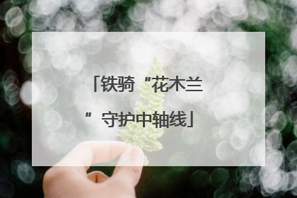 铁骑“花木兰”守护中轴线