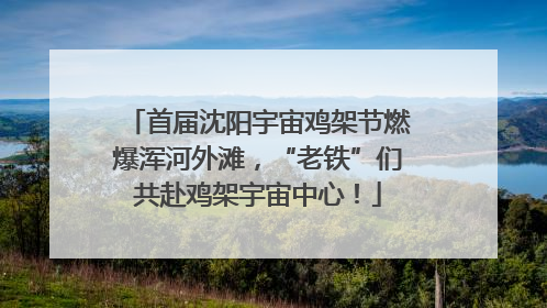 首届沈阳宇宙鸡架节燃爆浑河外滩，“老铁”们共赴鸡架宇宙中心！
