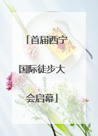首届西宁国际徒步大会启幕