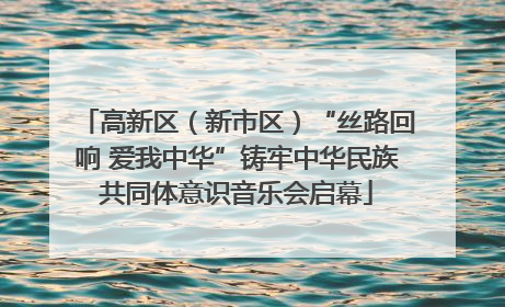 高新区（新市区）“丝路回响 爱我中华”铸牢中华民族共同体意识音乐会启幕