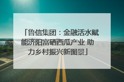 鲁信集团：金融活水赋能济阳富硒西瓜产业 助力乡村振兴新图景