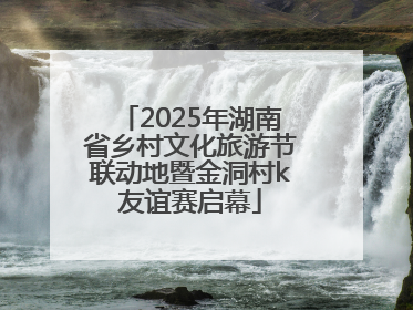 2025年湖南省乡村文化旅游节联动地暨金洞村k友谊赛启幕