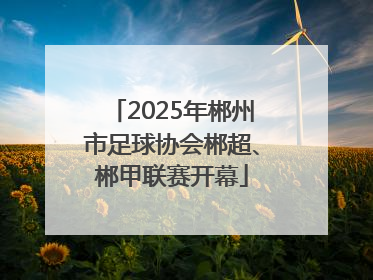 2025年郴州市足球协会郴超、郴甲联赛开幕