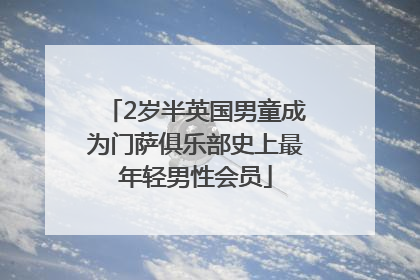 2岁半英国男童成为门萨俱乐部史上最年轻男性会员