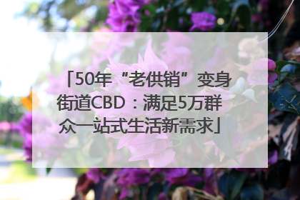 50年“老供销”变身街道CBD:满足5万群众一站式生活新需求